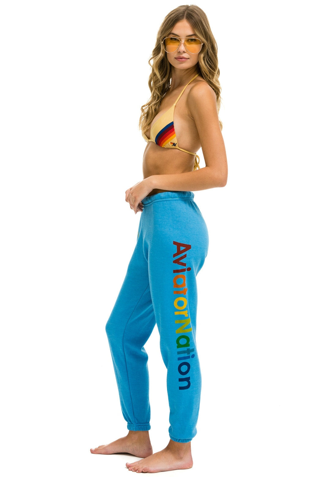 AVIATOR NATION NASHVILLE SWEATPANTS - OCEAN - Image 2