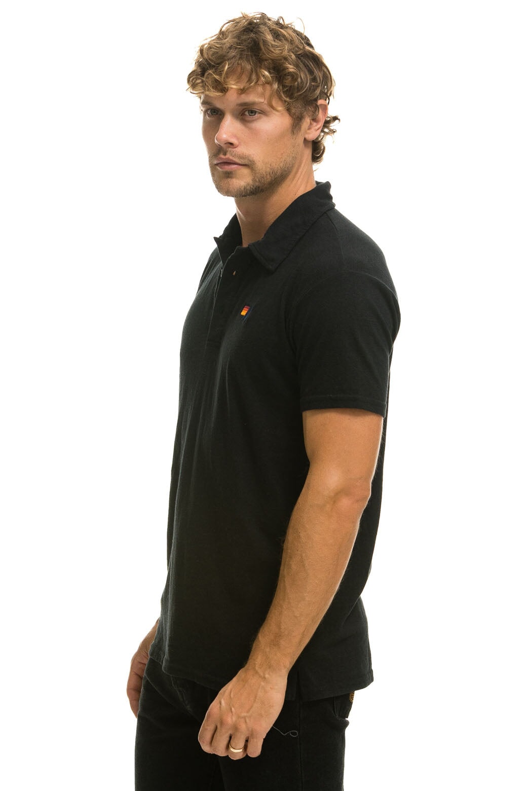 AVIATOR NATION POLO - BLACK - Image 3