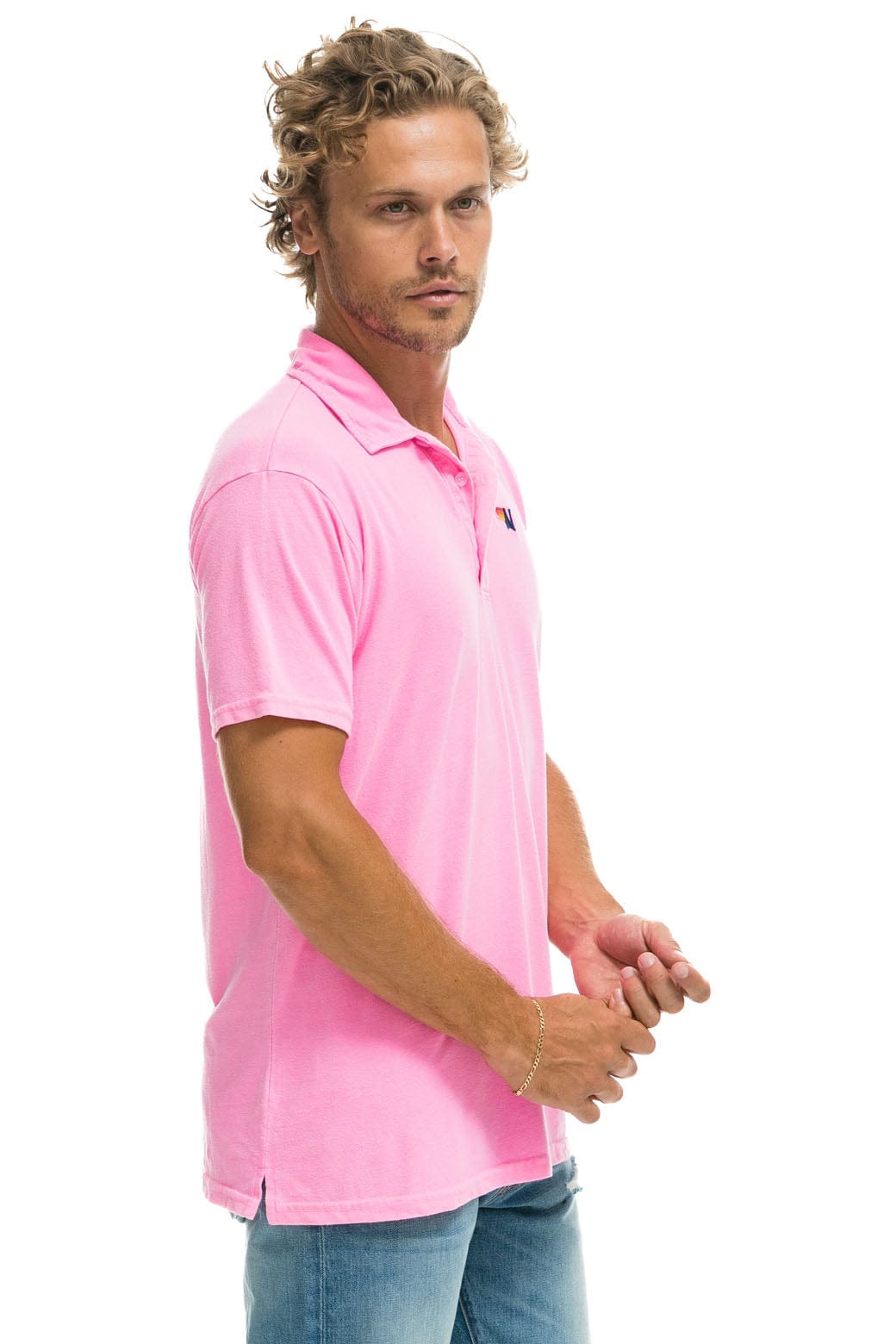 AVIATOR NATION POLO - NEON PINK - Image 5