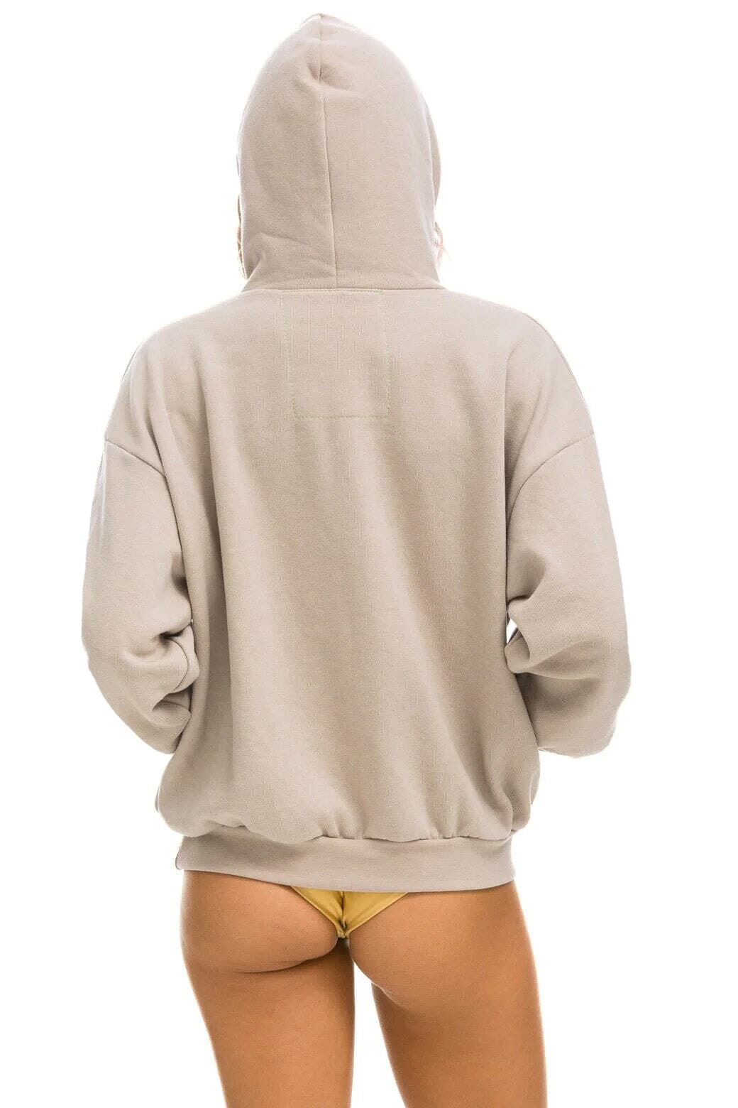 AVIATOR NATION RELAXED PULLOVER HOODIE - SAND - Image 3