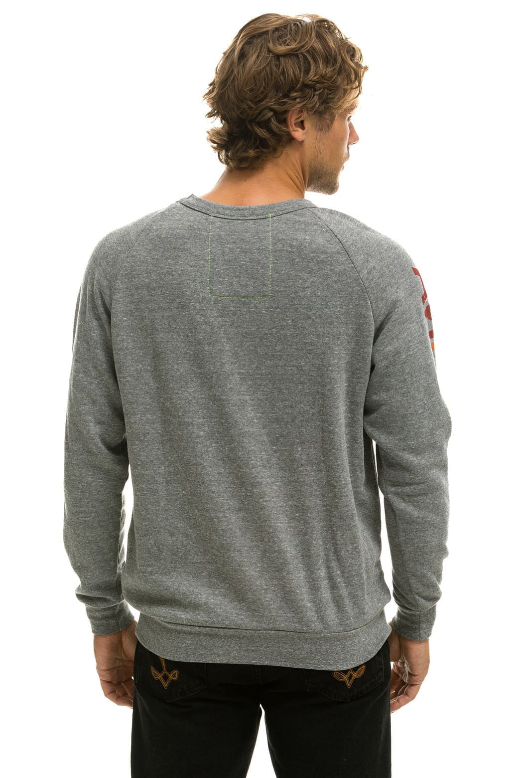 AVIATOR NATION SWEATSHIRT ASPEN - HEATHER GREY - Image 4