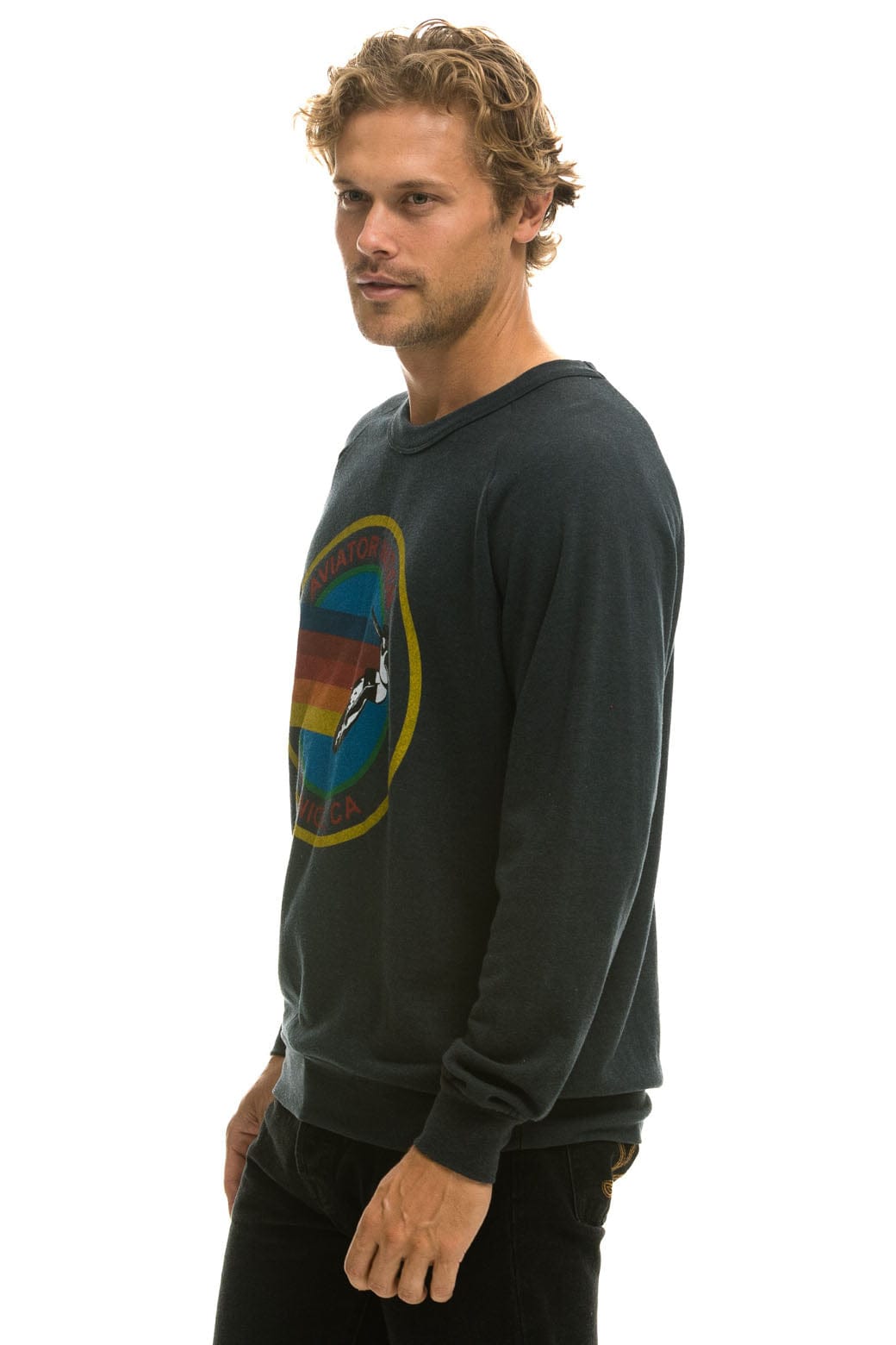 AVIATOR NATION SWEATSHIRT - CHARCOAL - Image 8