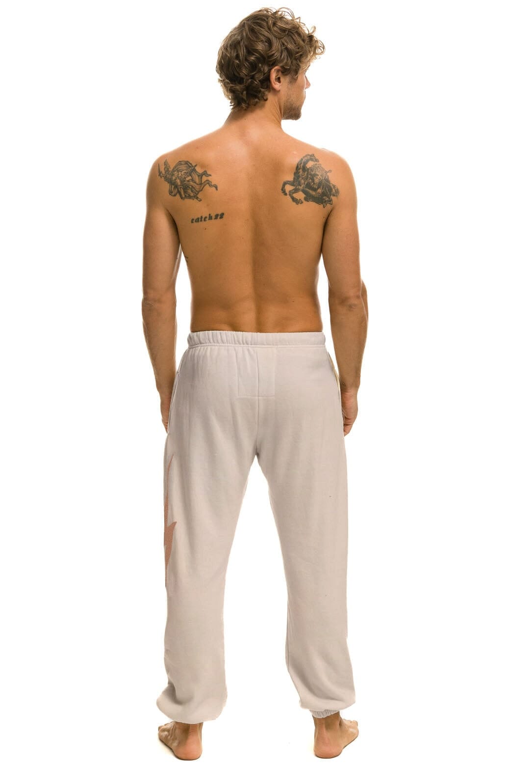 BOLT SWEATPANTS - SAND // MOCHA - Image 3