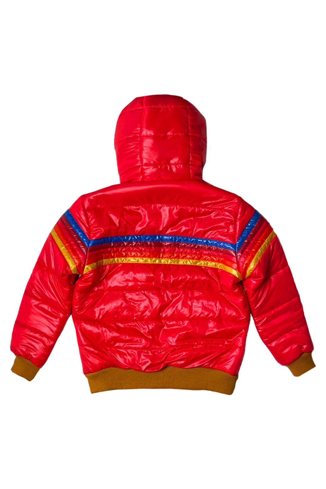 KIDS 5 STRIPE TREKKER JACKET - GLOSSY CHERRY - Image 2