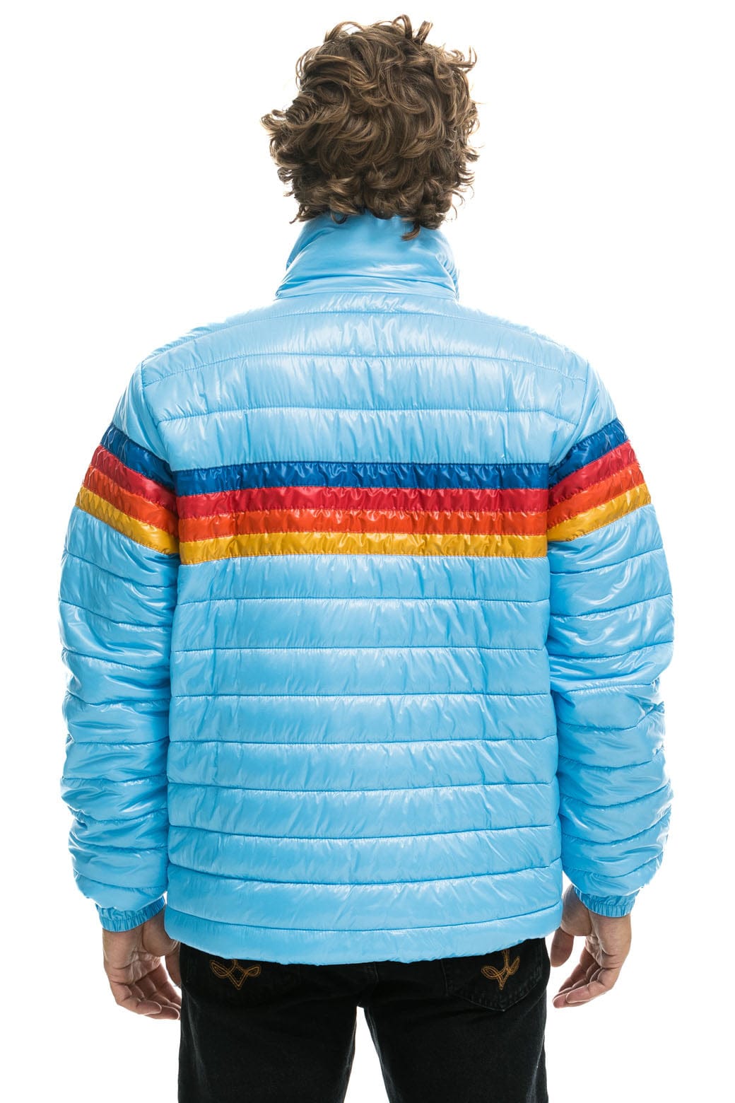 4 STRIPE TRAVELER JACKET - GLOSSY SKY - Image 3