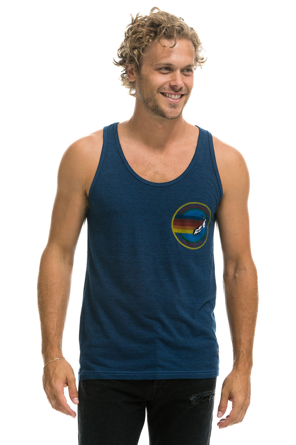 MEN'S AVIATOR NATION TANK - NAVY - Image 2