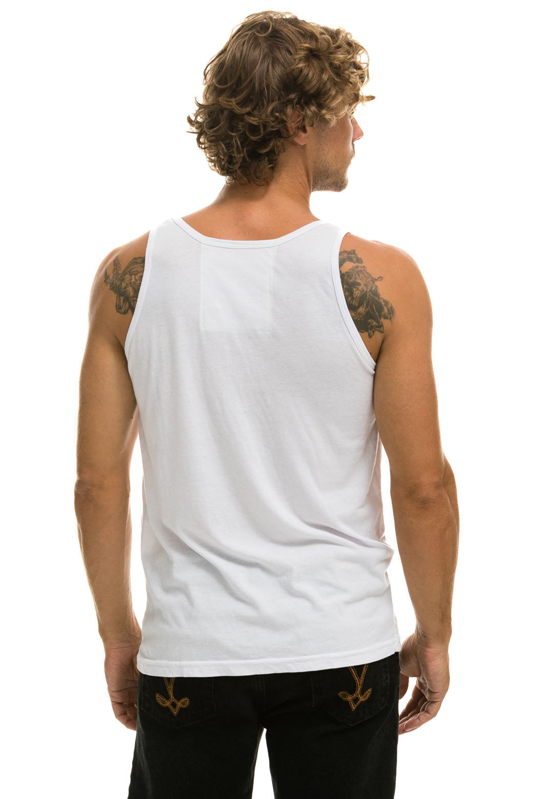 MEN'S BOLT TANK - WHITE - Image 4