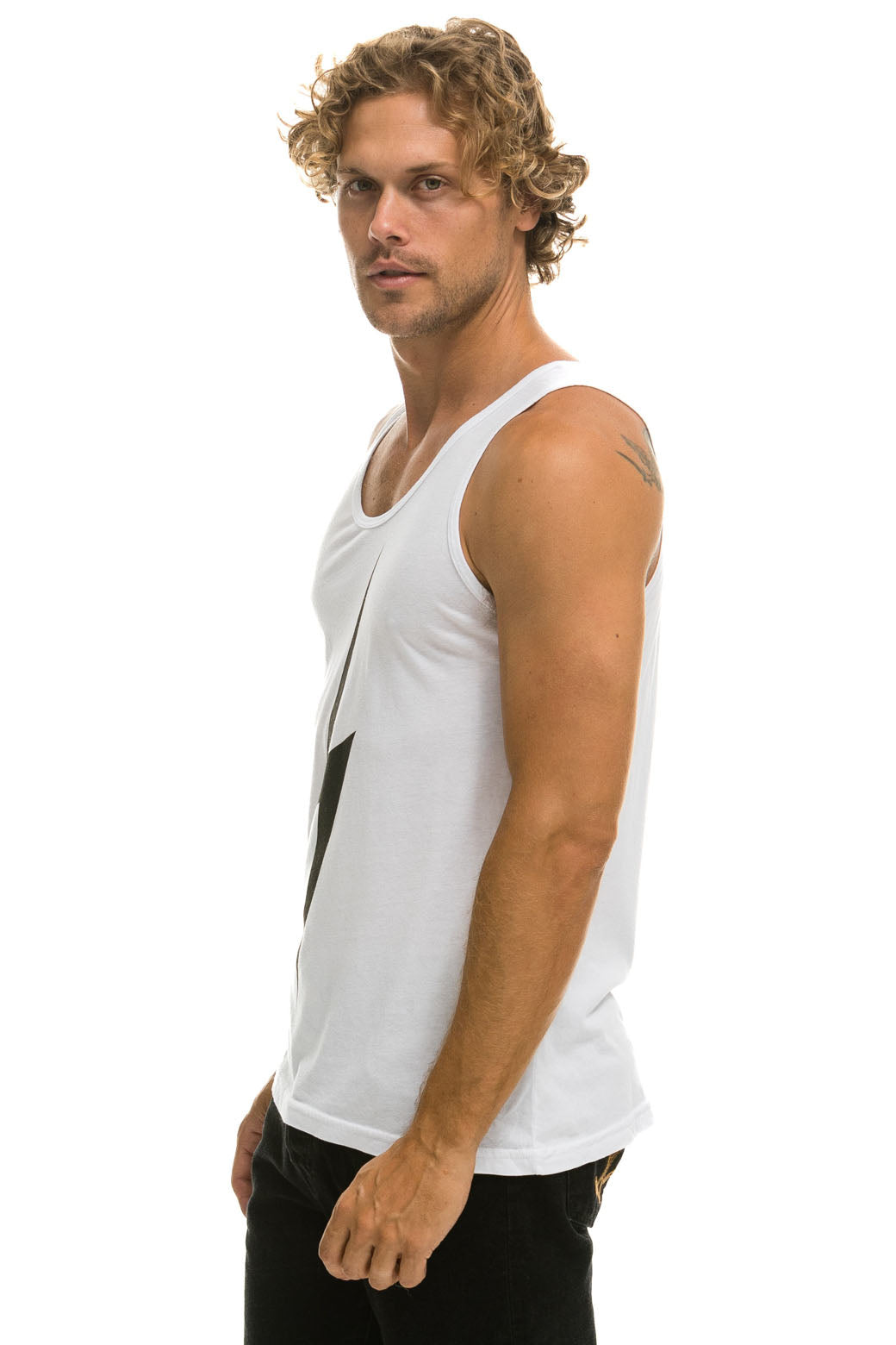 MEN'S BOLT TANK - WHITE - Image 5