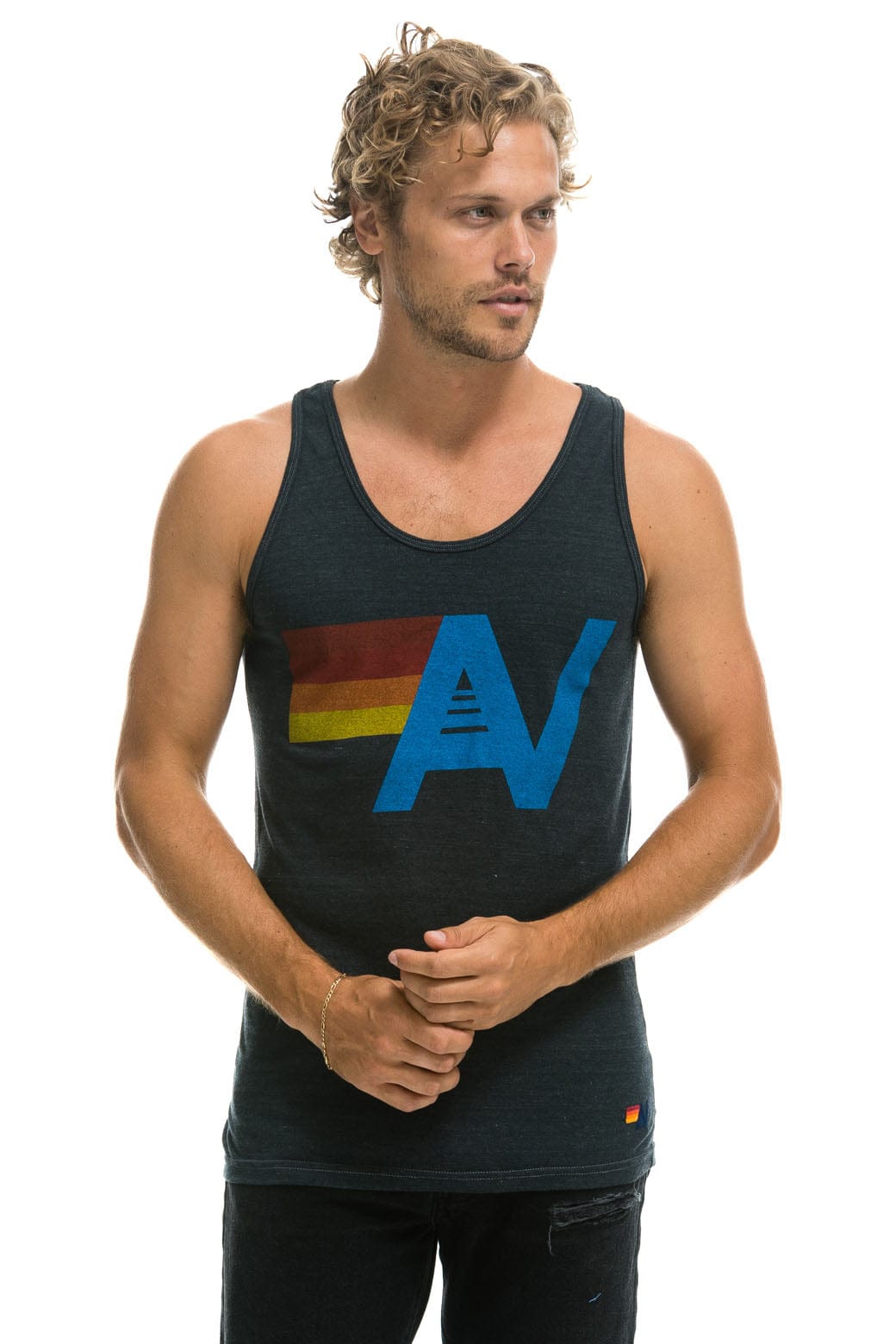 MEN'S LOGO TANK - CHARCOAL - Image 5