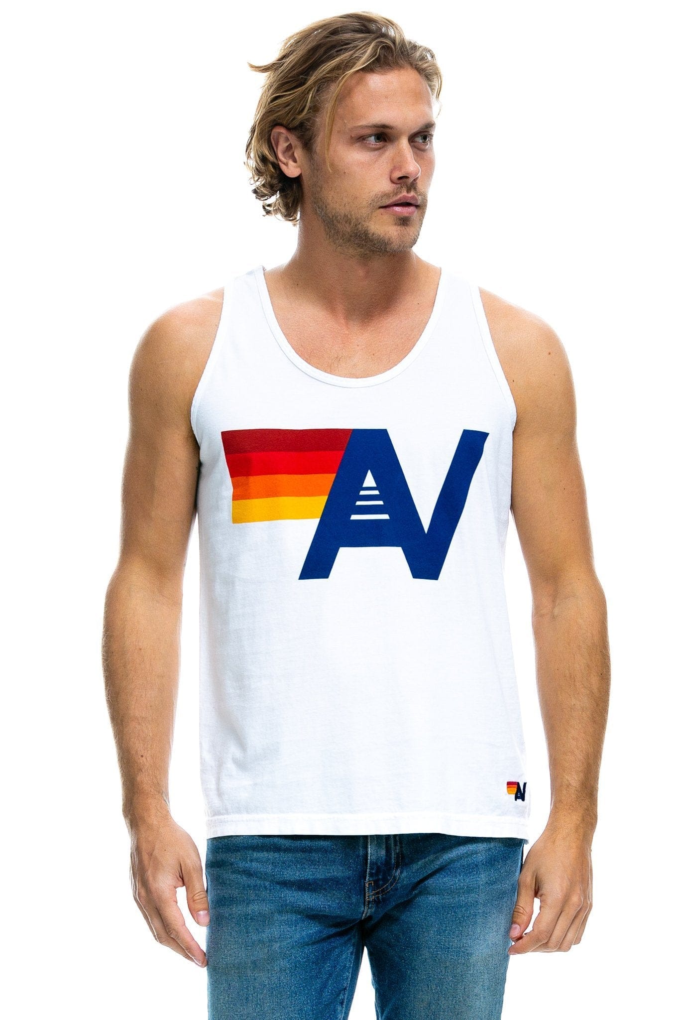 MEN'S LOGO TANK - WHITE - Image 3