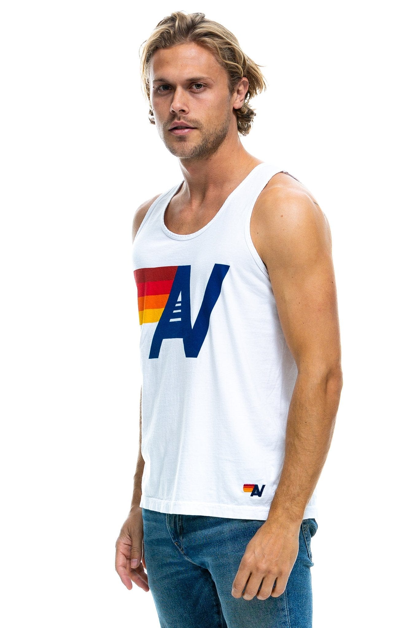 MEN'S LOGO TANK - WHITE - Image 4