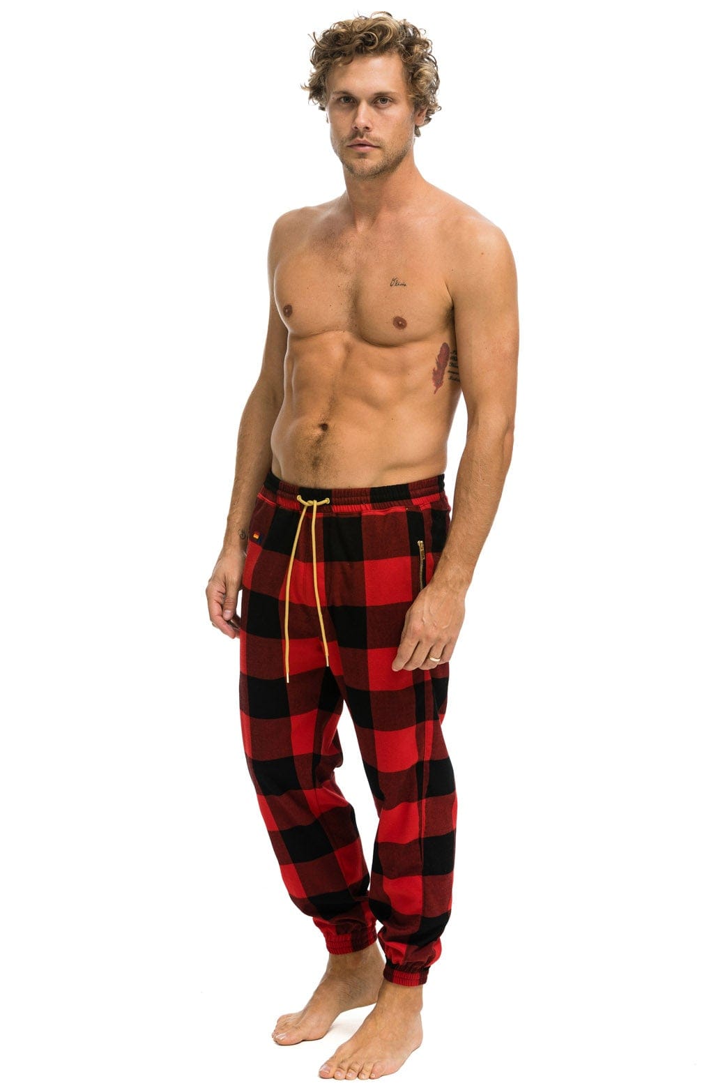 UNISEX PLAID LODGE PANT - BUFFALO PLAID - Image 6
