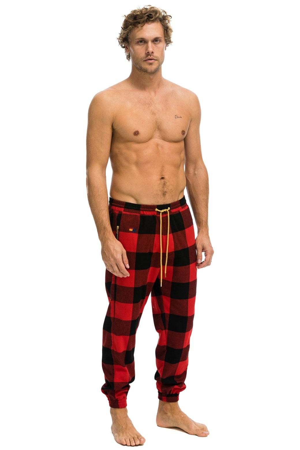 UNISEX PLAID LODGE PANT - BUFFALO PLAID - Image 4