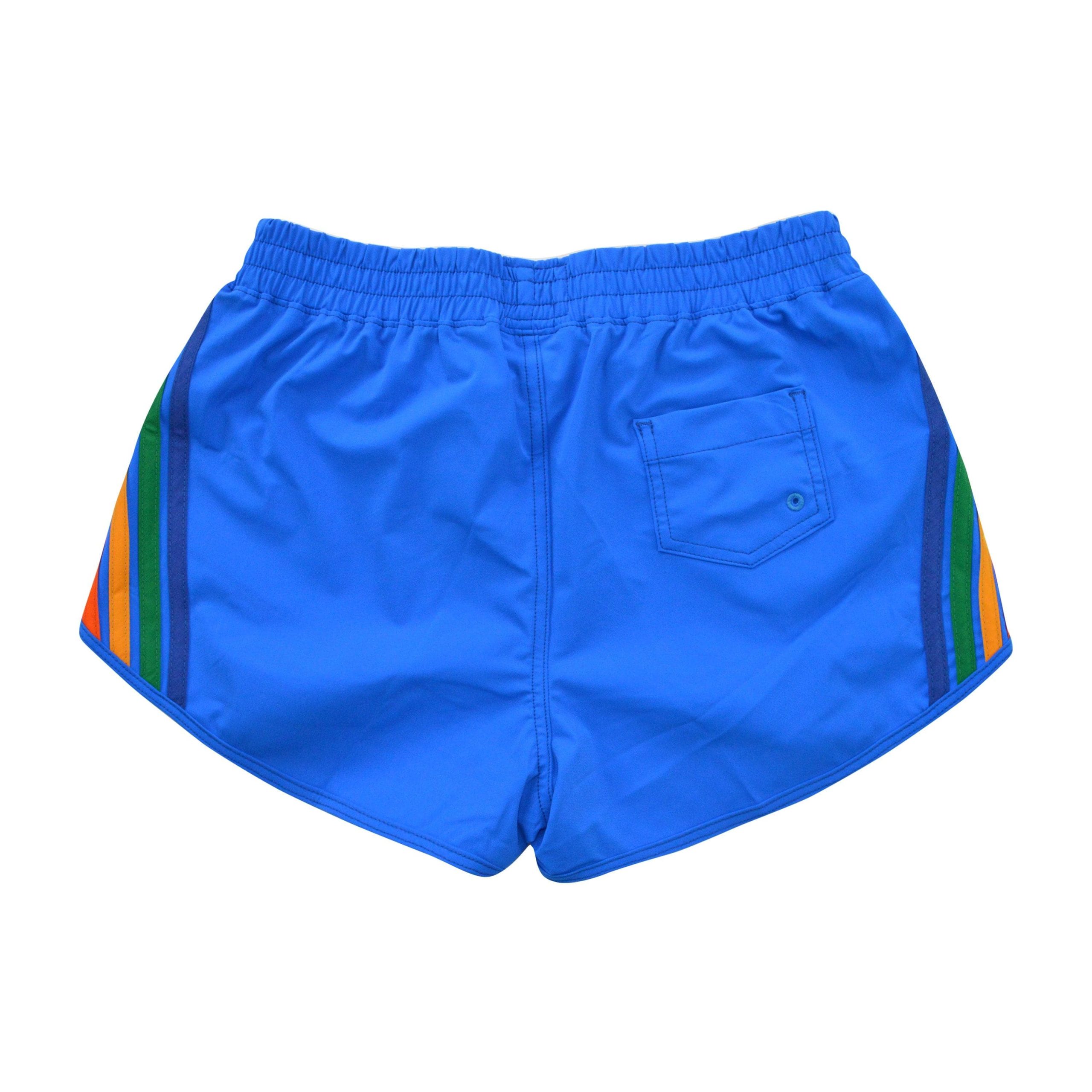 WOMEN'S 5 STRIPE FLEX BOARD SHORTS - PARROT // RAINBOW - Image 7