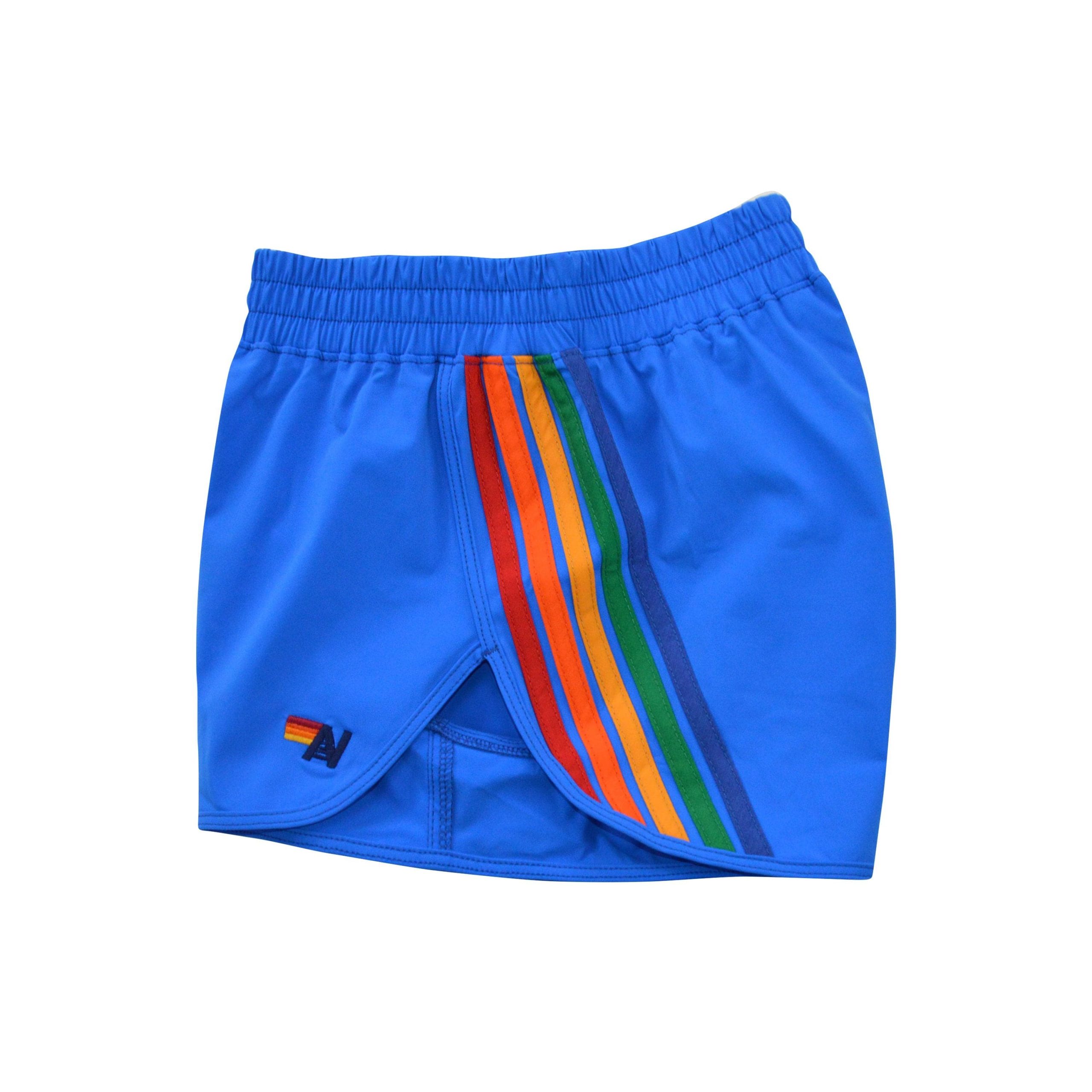 WOMEN'S 5 STRIPE FLEX BOARD SHORTS - PARROT // RAINBOW - Image 6