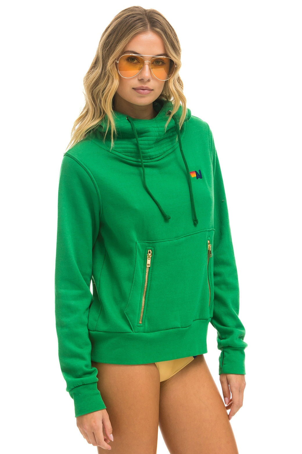 NINJA PULLOVER HOODIE - KELLY GREEN - Image 5
