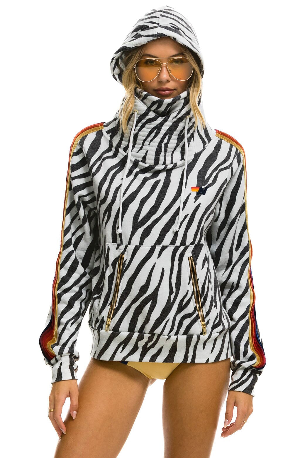 NINJA PULLOVER HOODIE - ZEBRA - Image 3