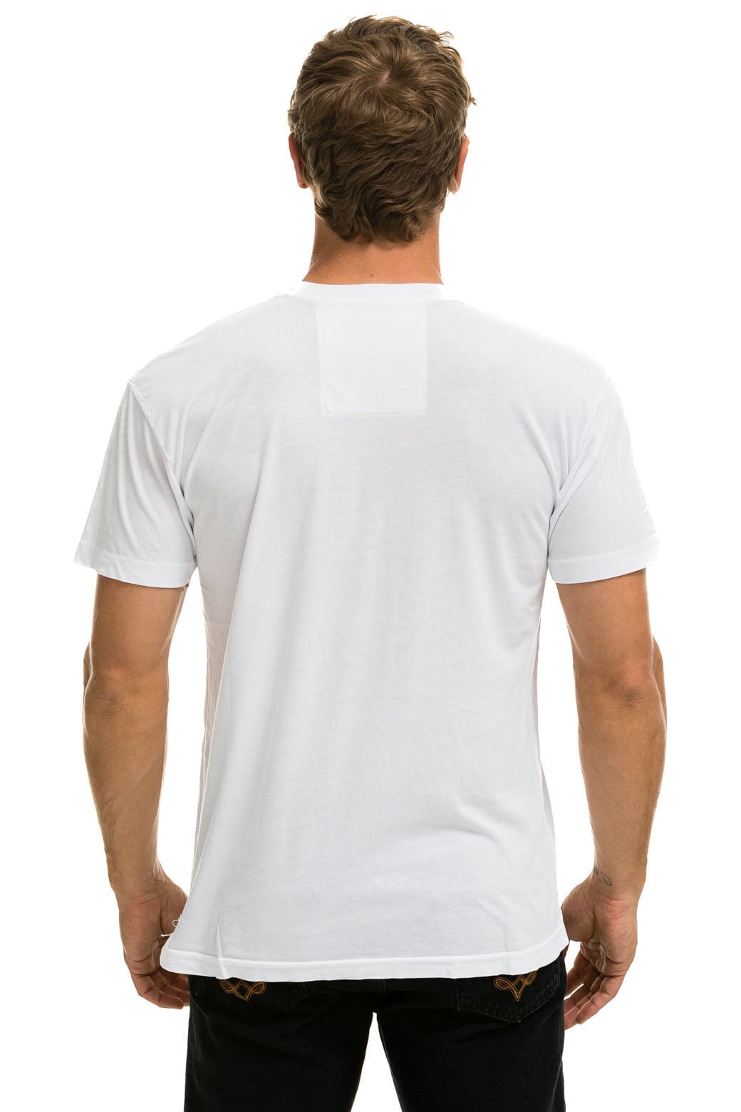 SIGNATURE SMALL VENICE CIRCLE TEE - WHITE - Image 3