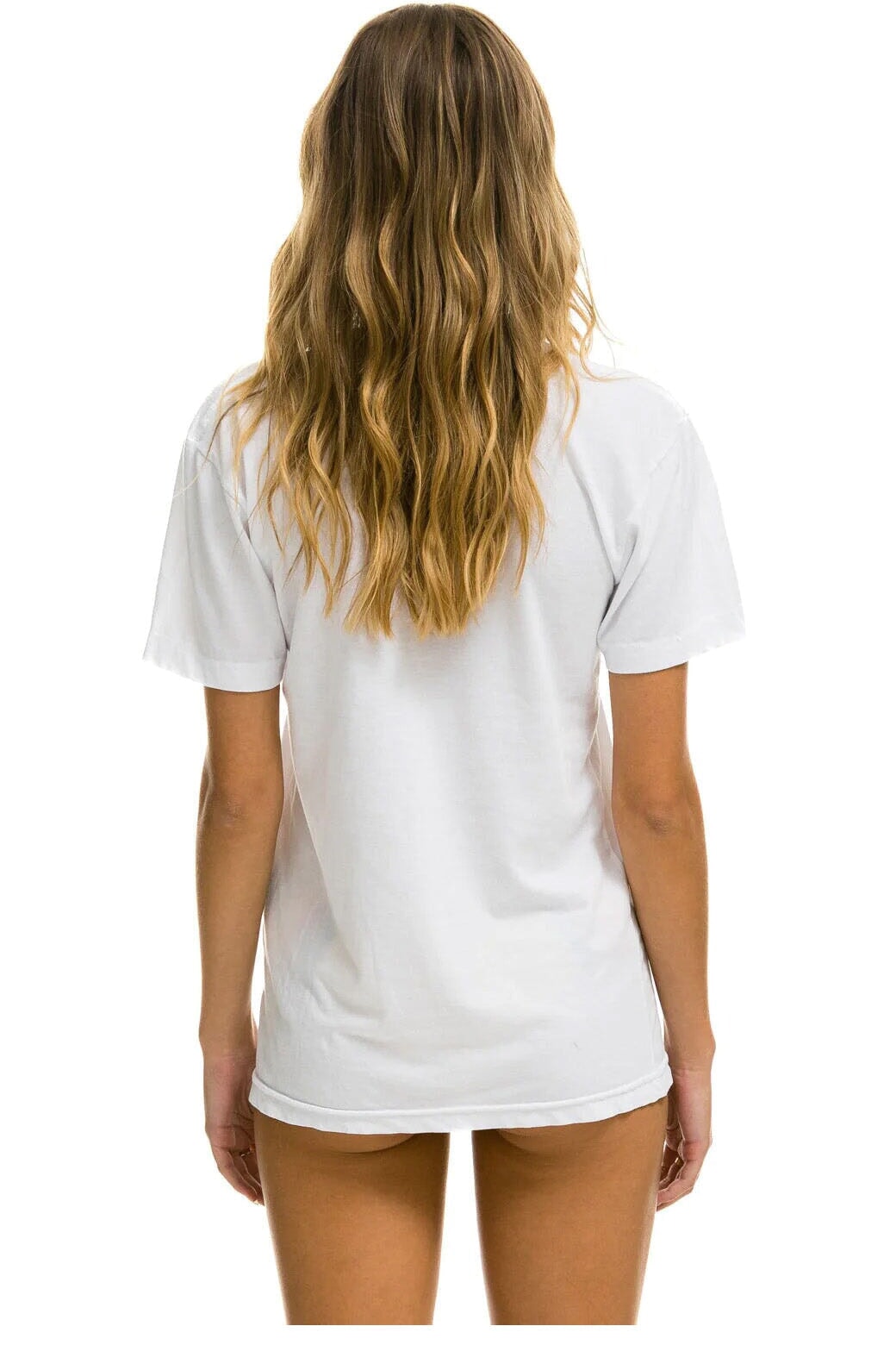 SIGNATURE SMALL VENICE CIRCLE TEE - WHITE - Image 4