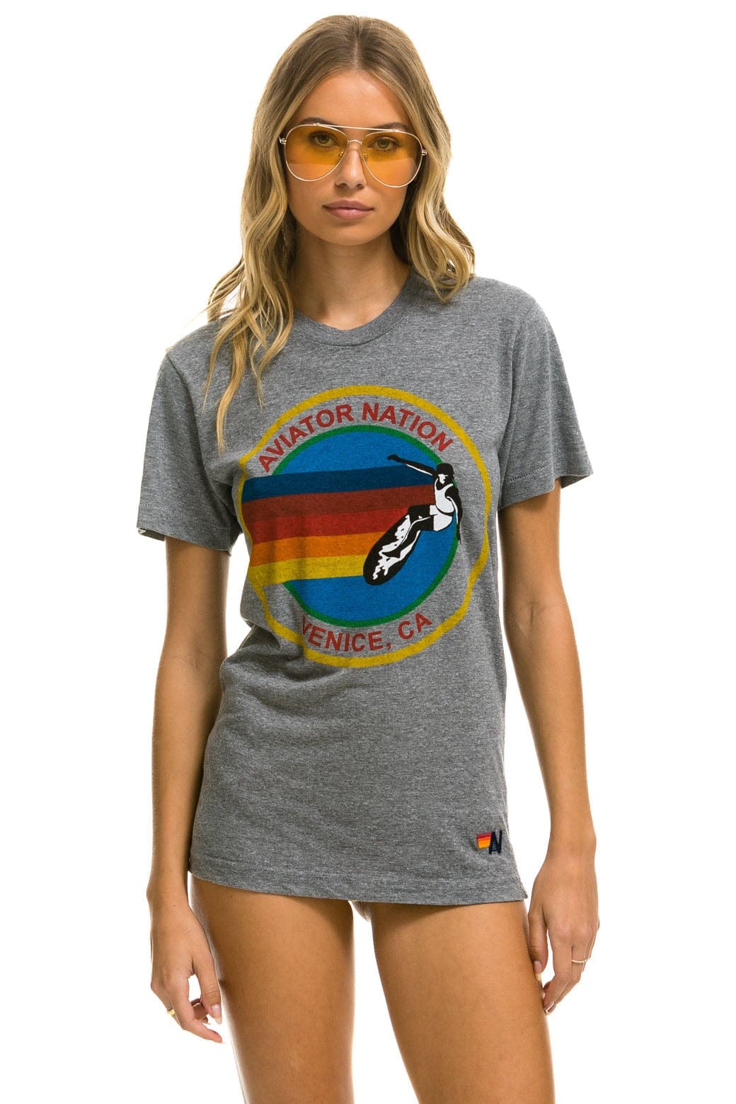 SIGNATURE TEE - HEATHER GREY - Image 2