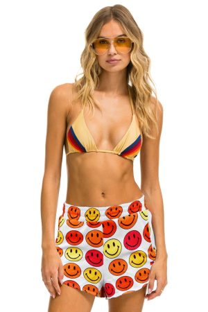 SMILEY BINGO LOUNGER SHORT - WHITE