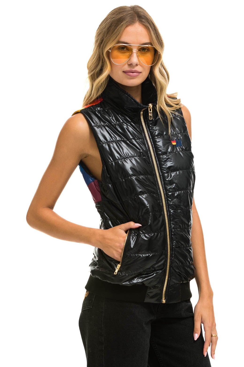 SUNBURST VEST - GLOSSY BLACK - Image 2