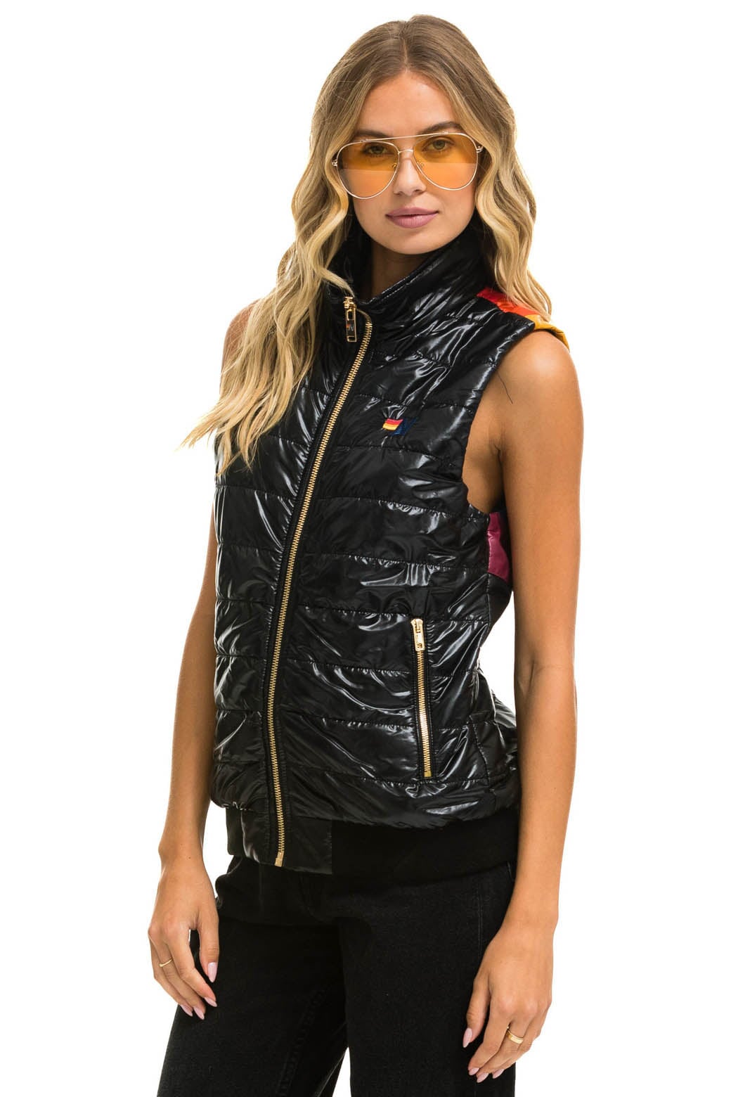 SUNBURST VEST - GLOSSY BLACK - Image 4
