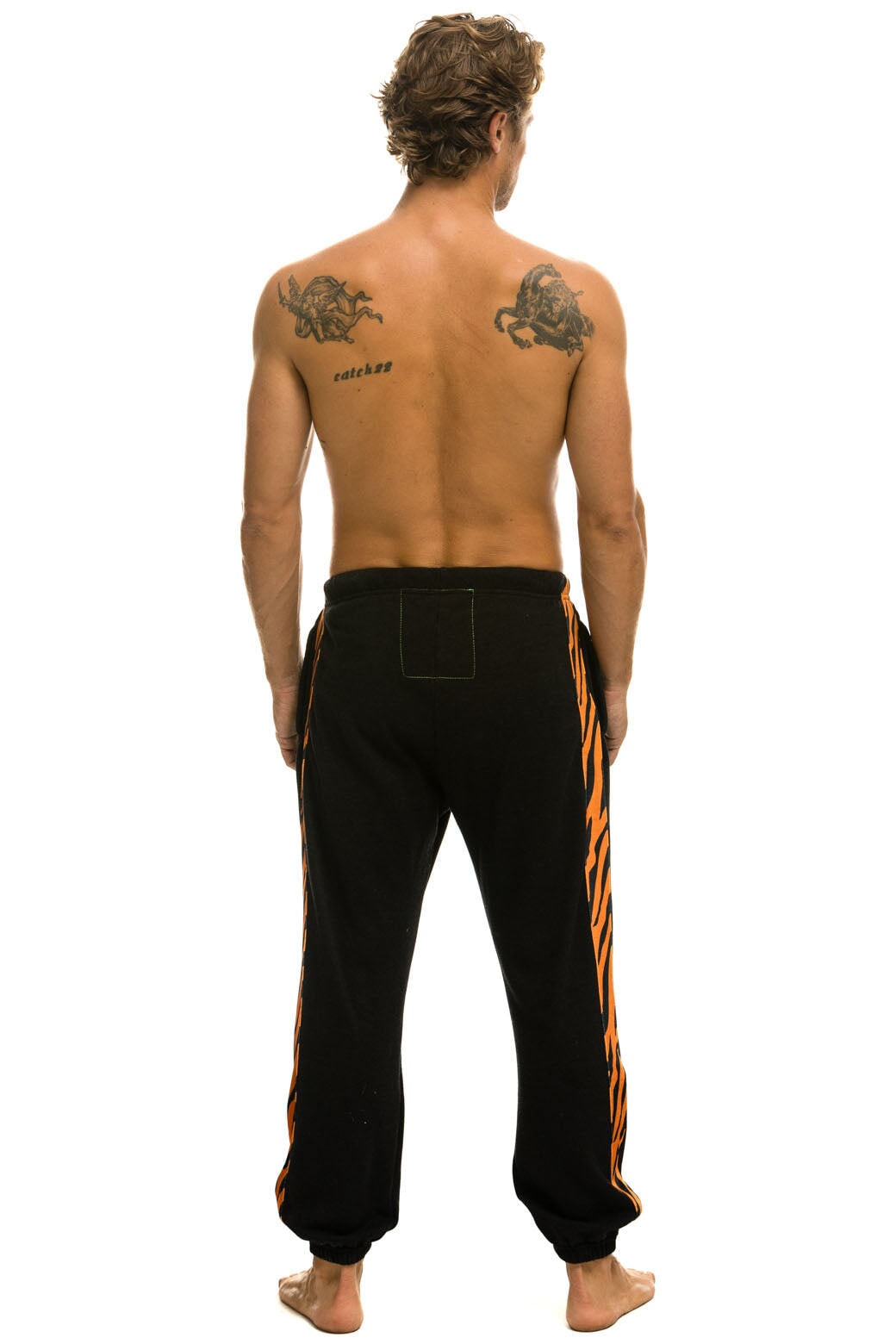 TIGER STRIPE SWEATPANTS - BLACK // TIGER - Image 4