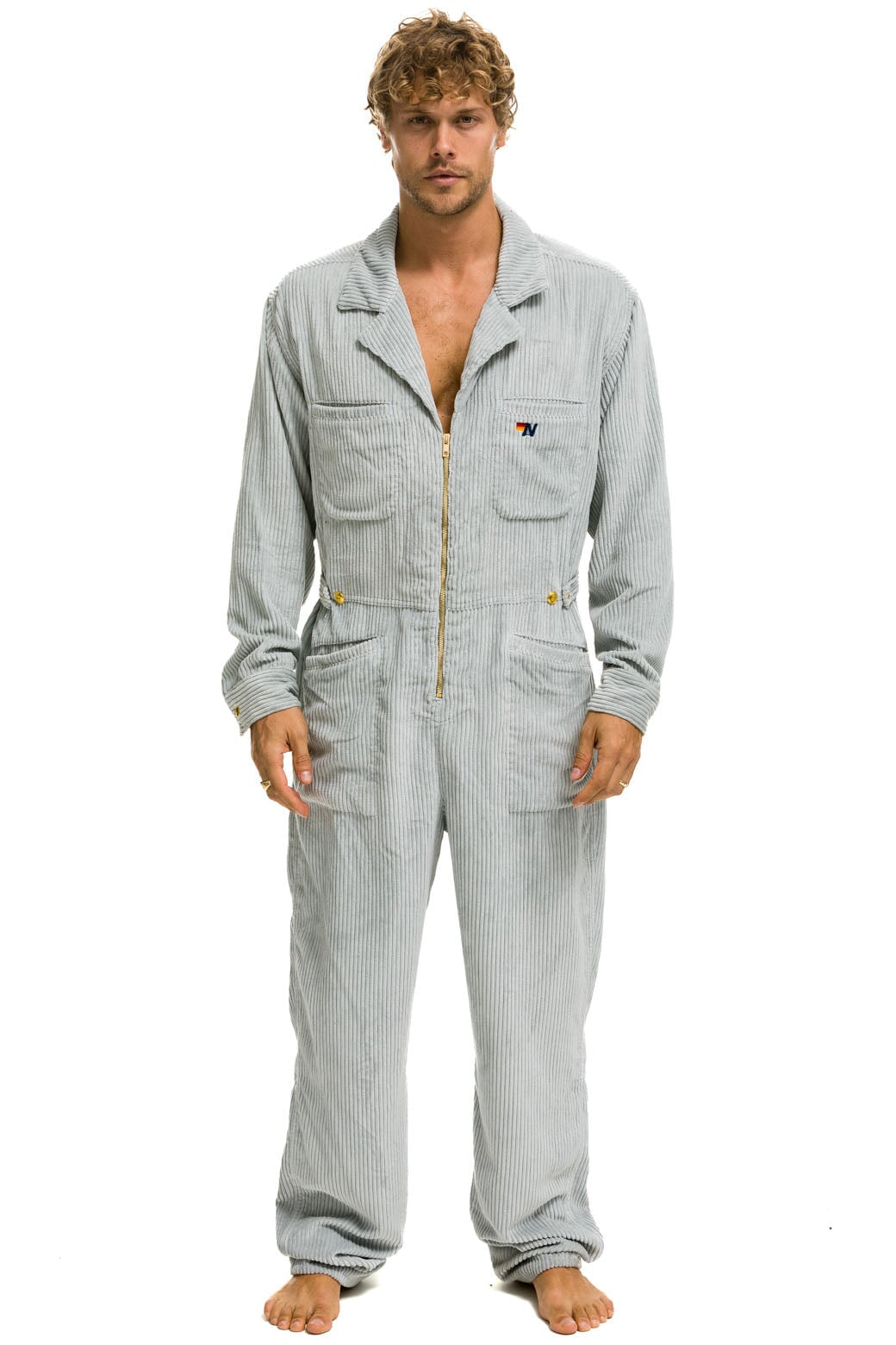 UNISEX CORDUROY FLIGHT SUIT - CLOUD - Image 2