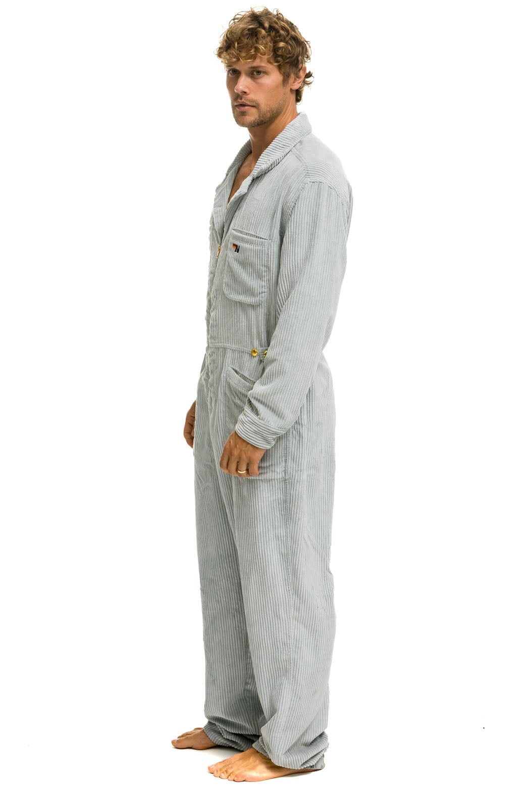 UNISEX CORDUROY FLIGHT SUIT - CLOUD - Image 4