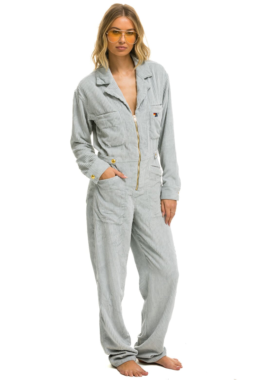 UNISEX CORDUROY FLIGHT SUIT - CLOUD - Image 5