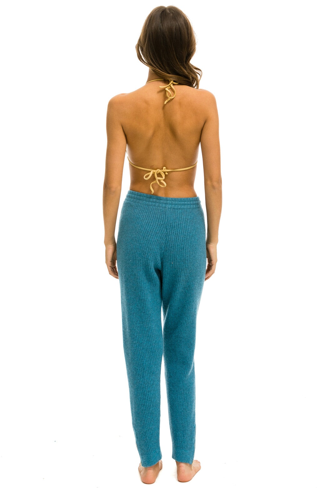 VINTAGE CABIN CASHMERE SWEATER PANT - COBALT - Image 4