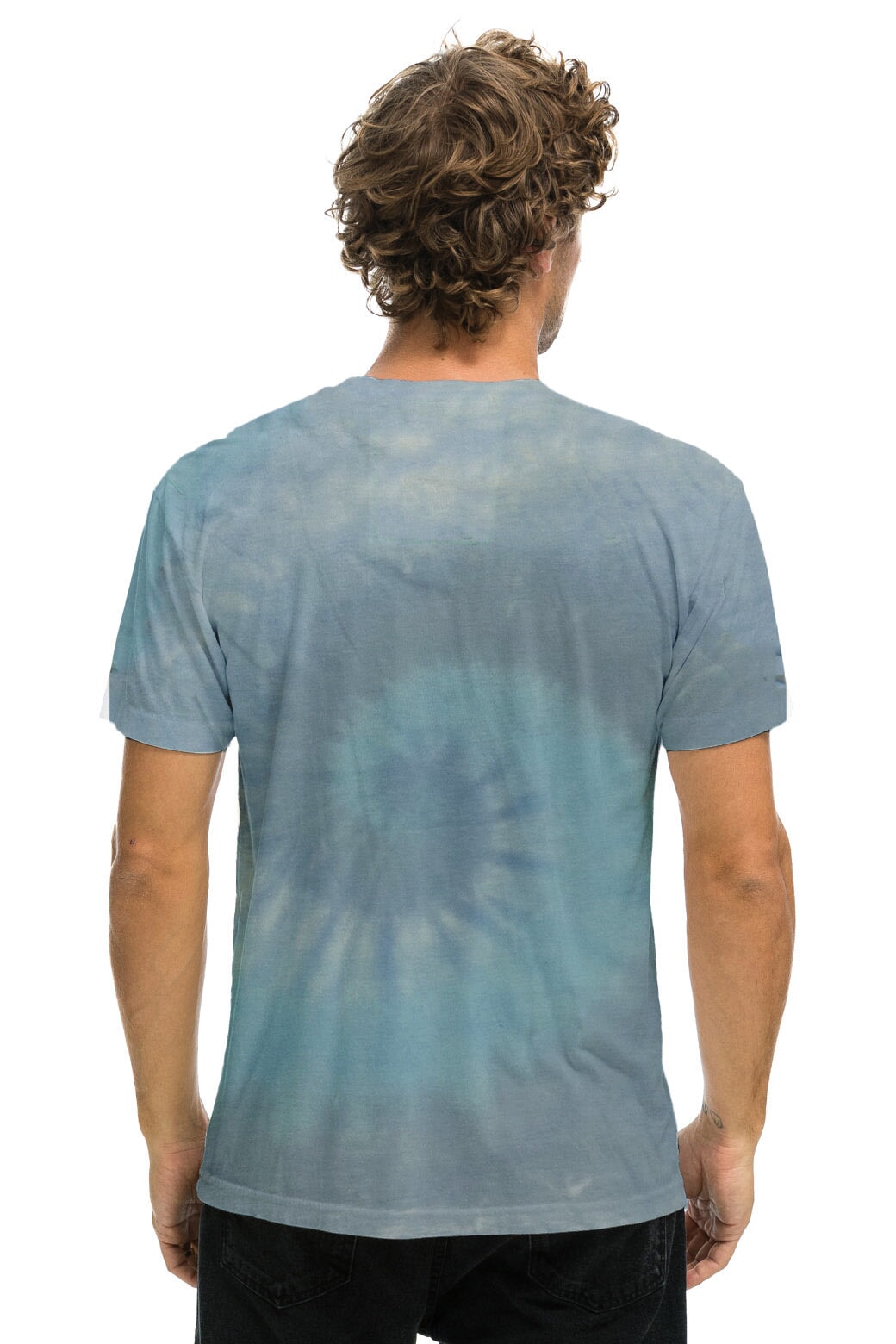 WINDY CITY SMOKEOUT 2023 TEE - TIE DYE HEATHER BLUE - Image 3