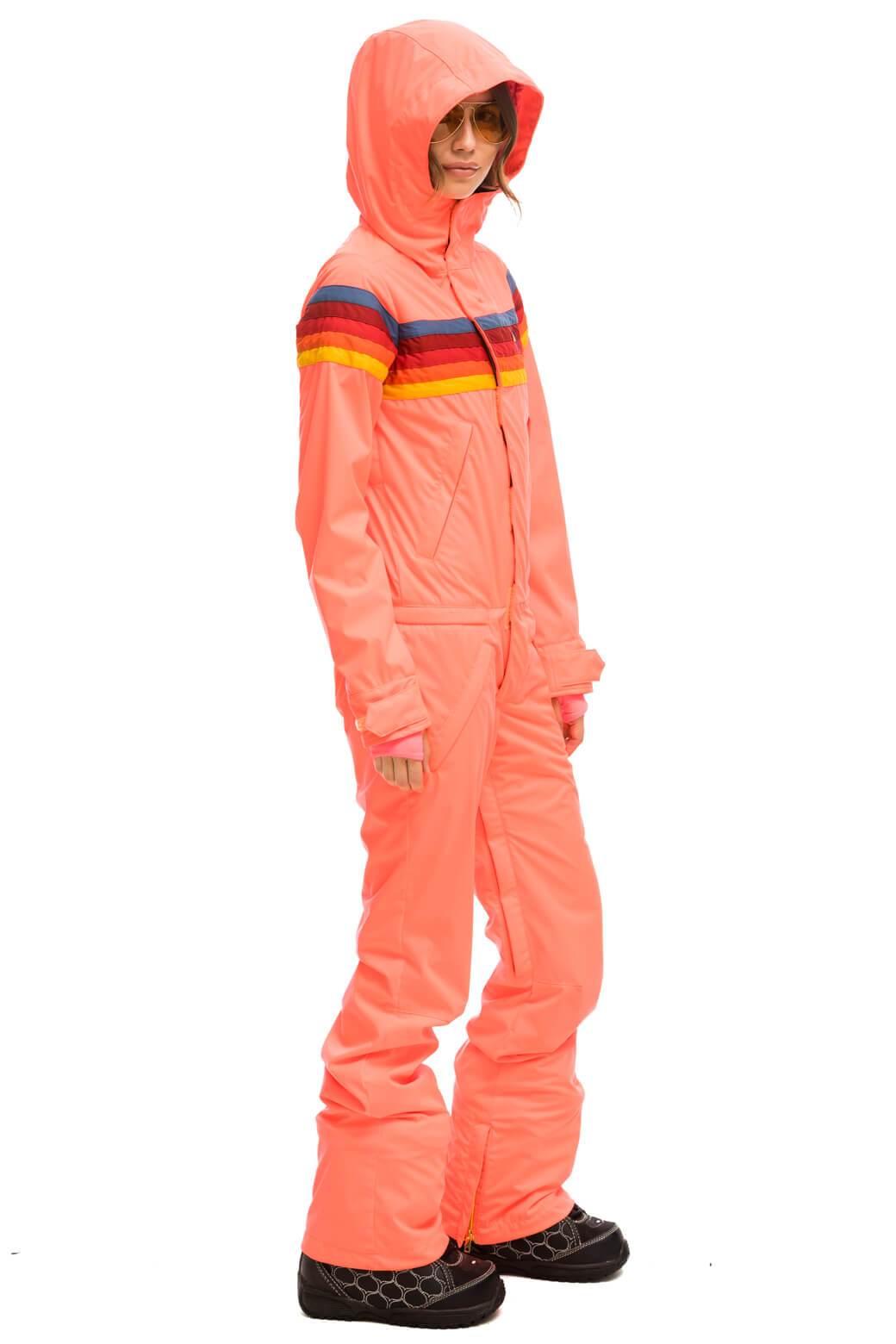 WOMEN'S 3 LAYER POWDER SUIT - NEON FLAMINGO - Image 8