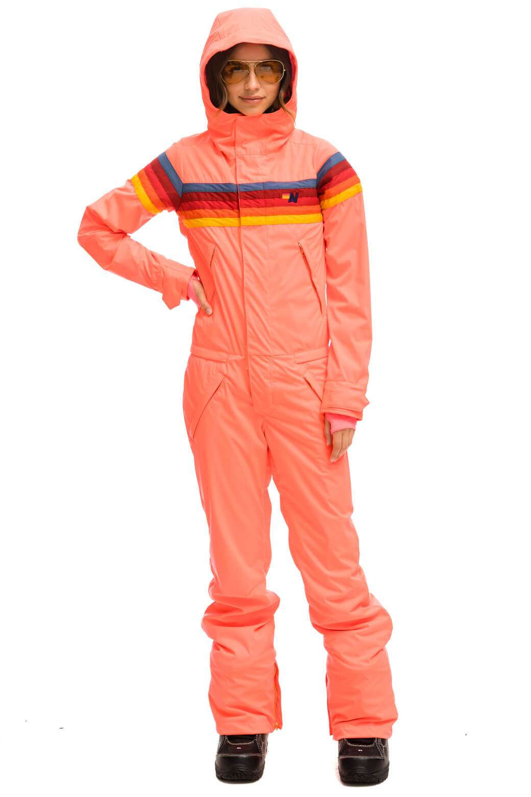 WOMEN'S 3 LAYER POWDER SUIT - NEON FLAMINGO - Image 2