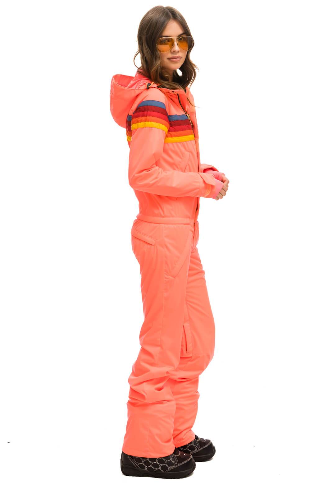 WOMEN'S 3 LAYER POWDER SUIT - NEON FLAMINGO - Image 6