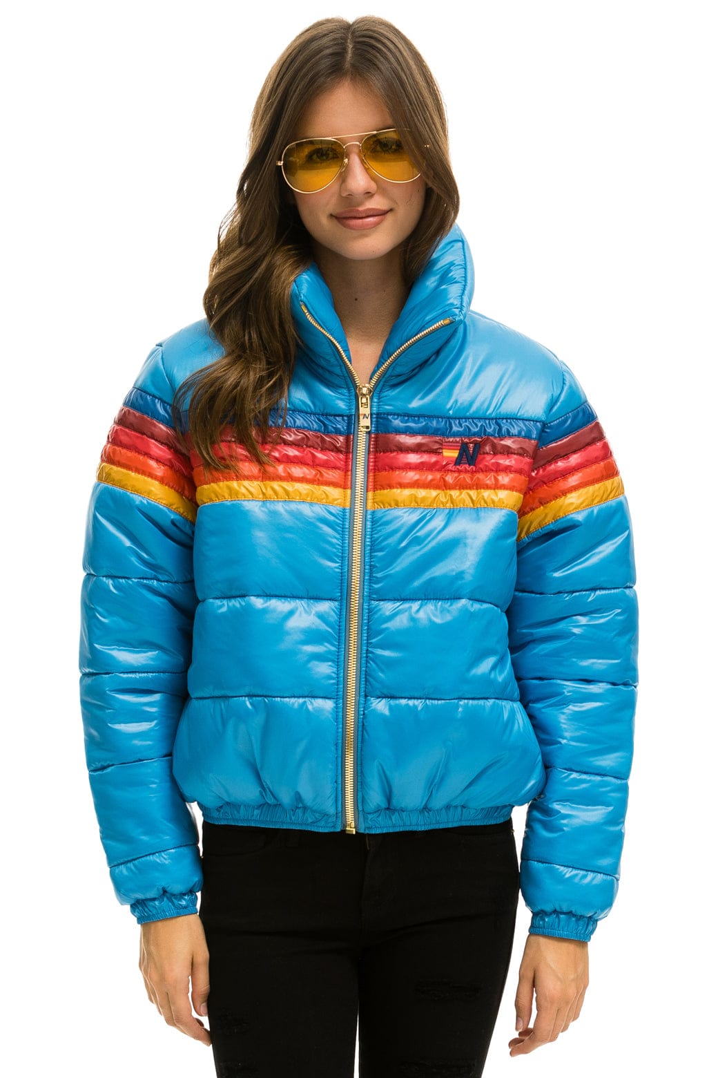5 STRIPE APRES JACKET - GLOSSY OCEAN - Image 5
