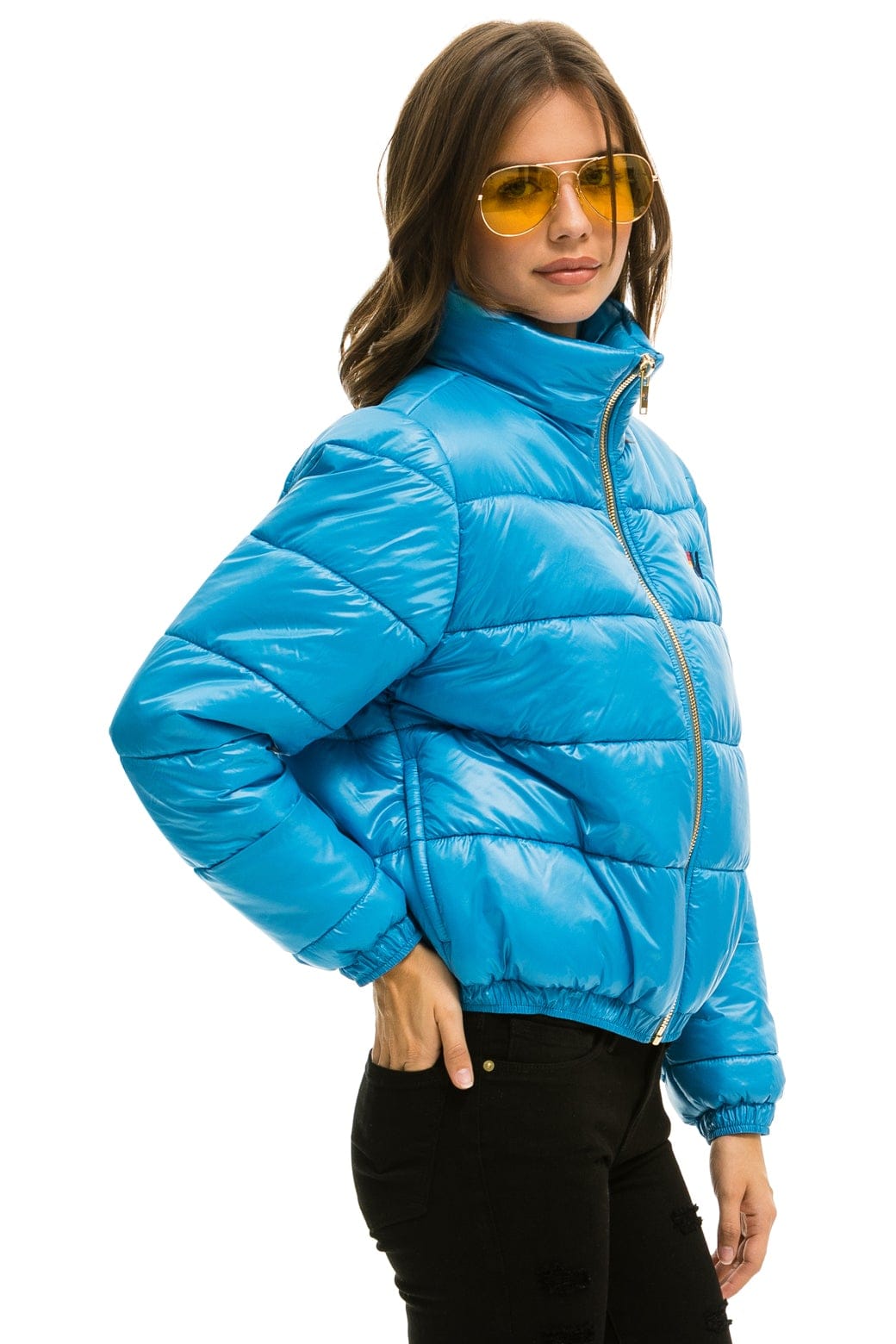 BOLT LUXE APRES PUFFER JACKET - GLOSSY OCEAN - Image 2