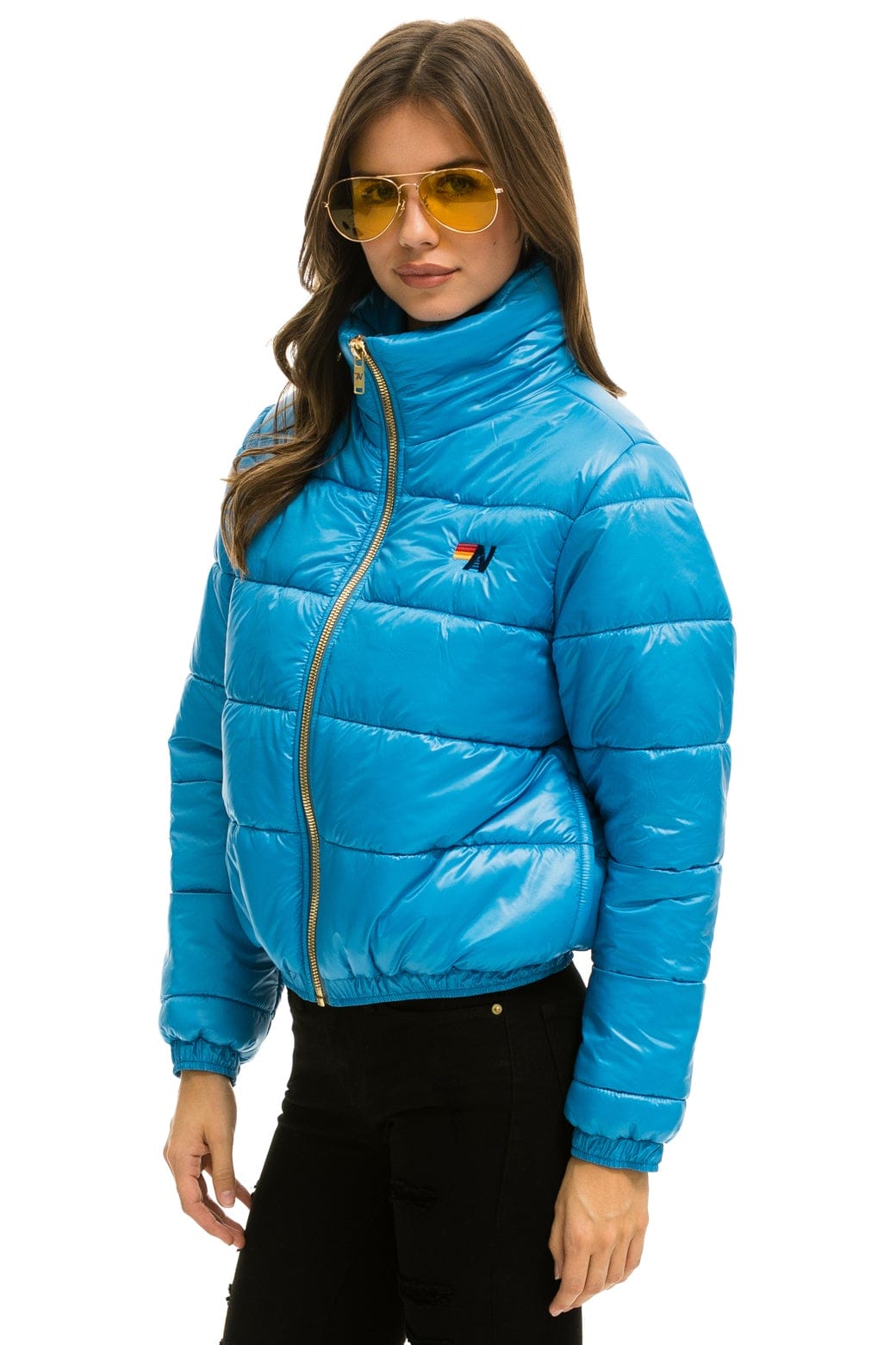 BOLT LUXE APRES PUFFER JACKET - GLOSSY OCEAN - Image 7