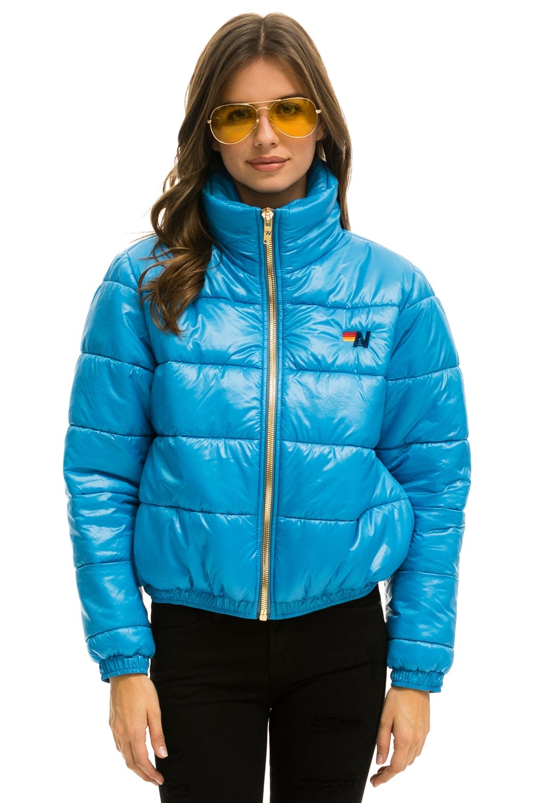 BOLT LUXE APRES PUFFER JACKET - GLOSSY OCEAN - Image 3
