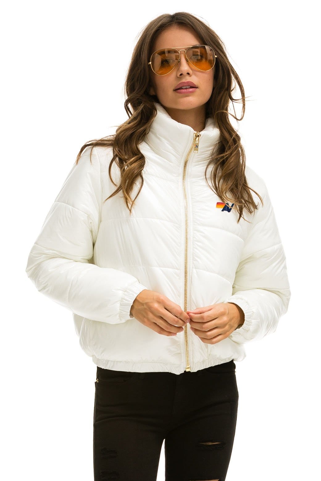 BOLT LUXE APRES PUFFER JACKET - GLOSSY WHITE - Image 7