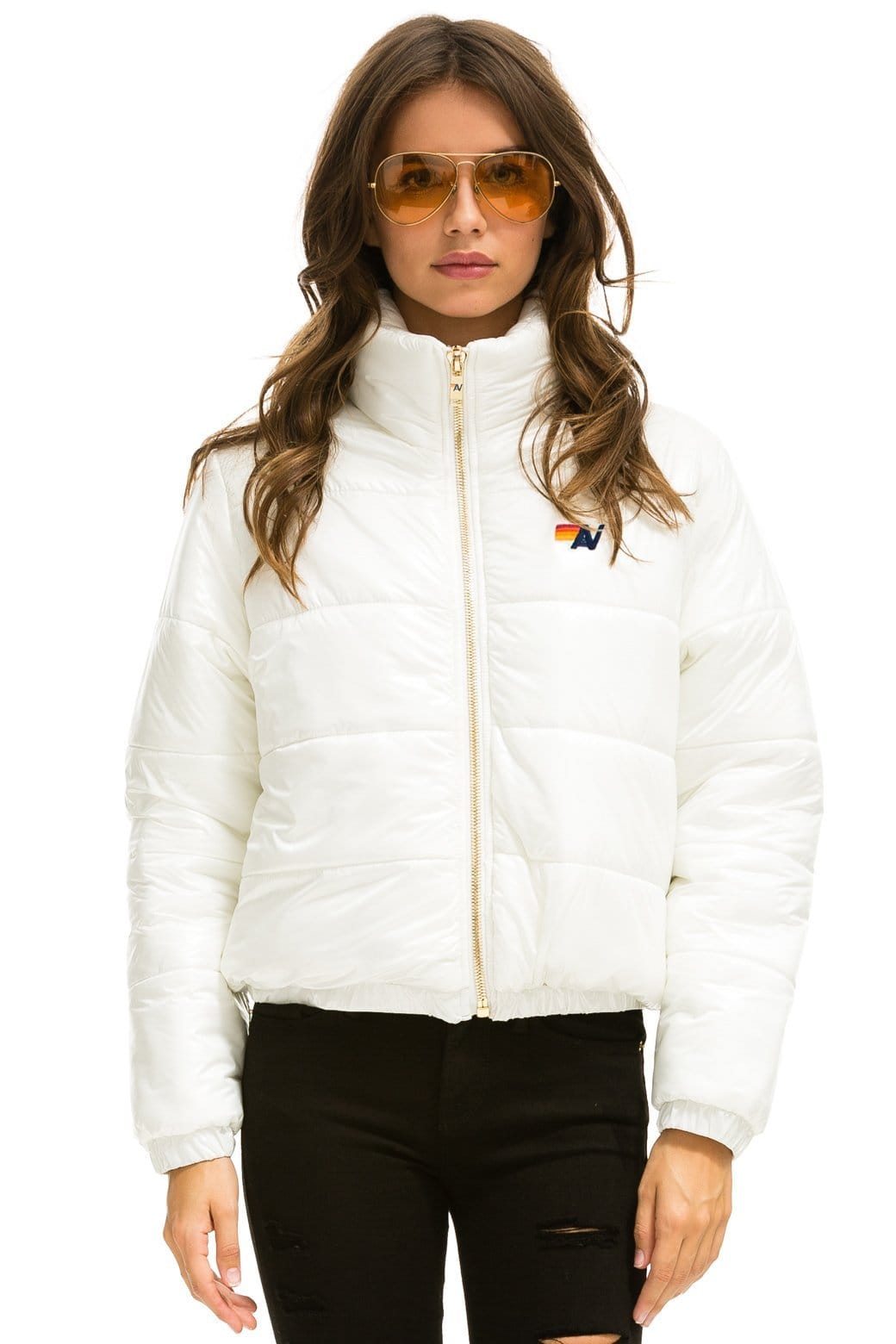 BOLT LUXE APRES PUFFER JACKET - GLOSSY WHITE - Image 3