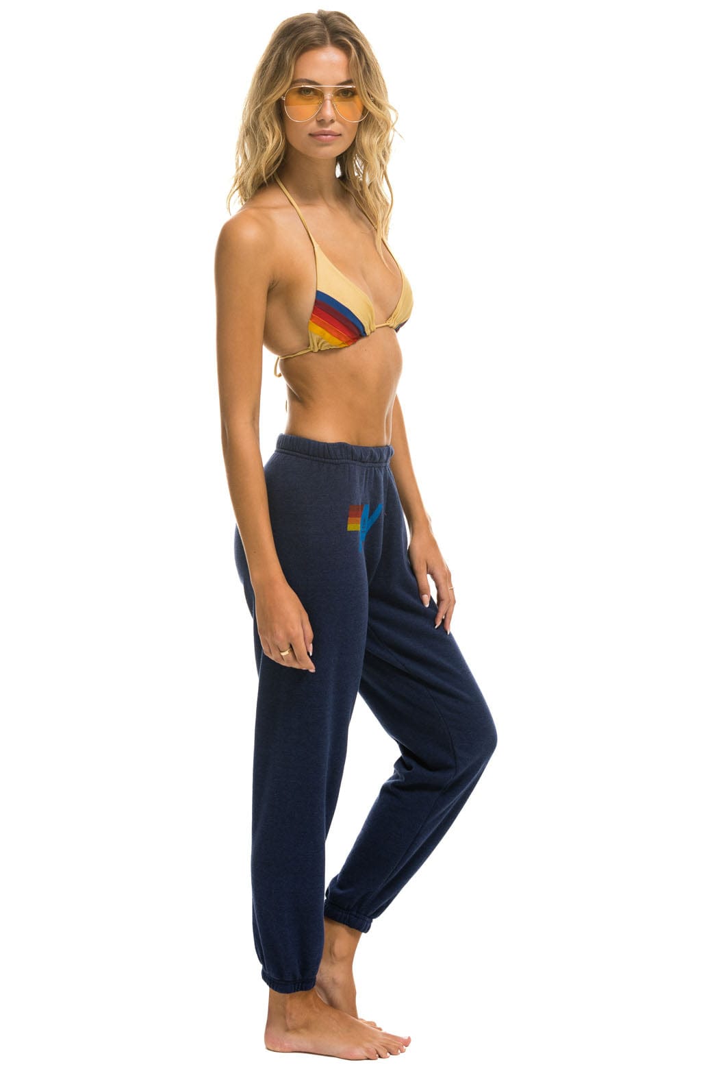 LOGO SWEATPANTS - NAVY - Image 2